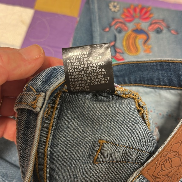 Johnny Was “The Skinny Jean” Size 30 inseam 28” - Picture 7 of 14